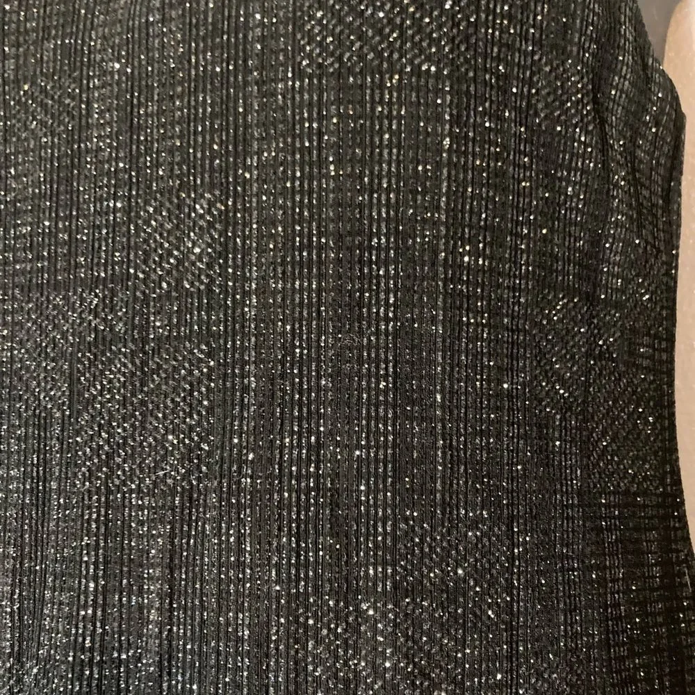 Alex Evenings Black Beaded Maxi Dress